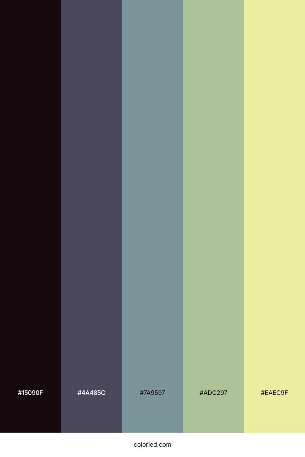 Twilight Mist Garden Color Palette