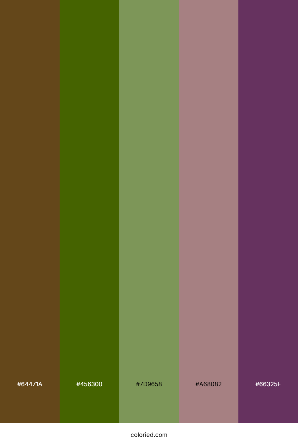 Twilight Olive Vineyard Palette
