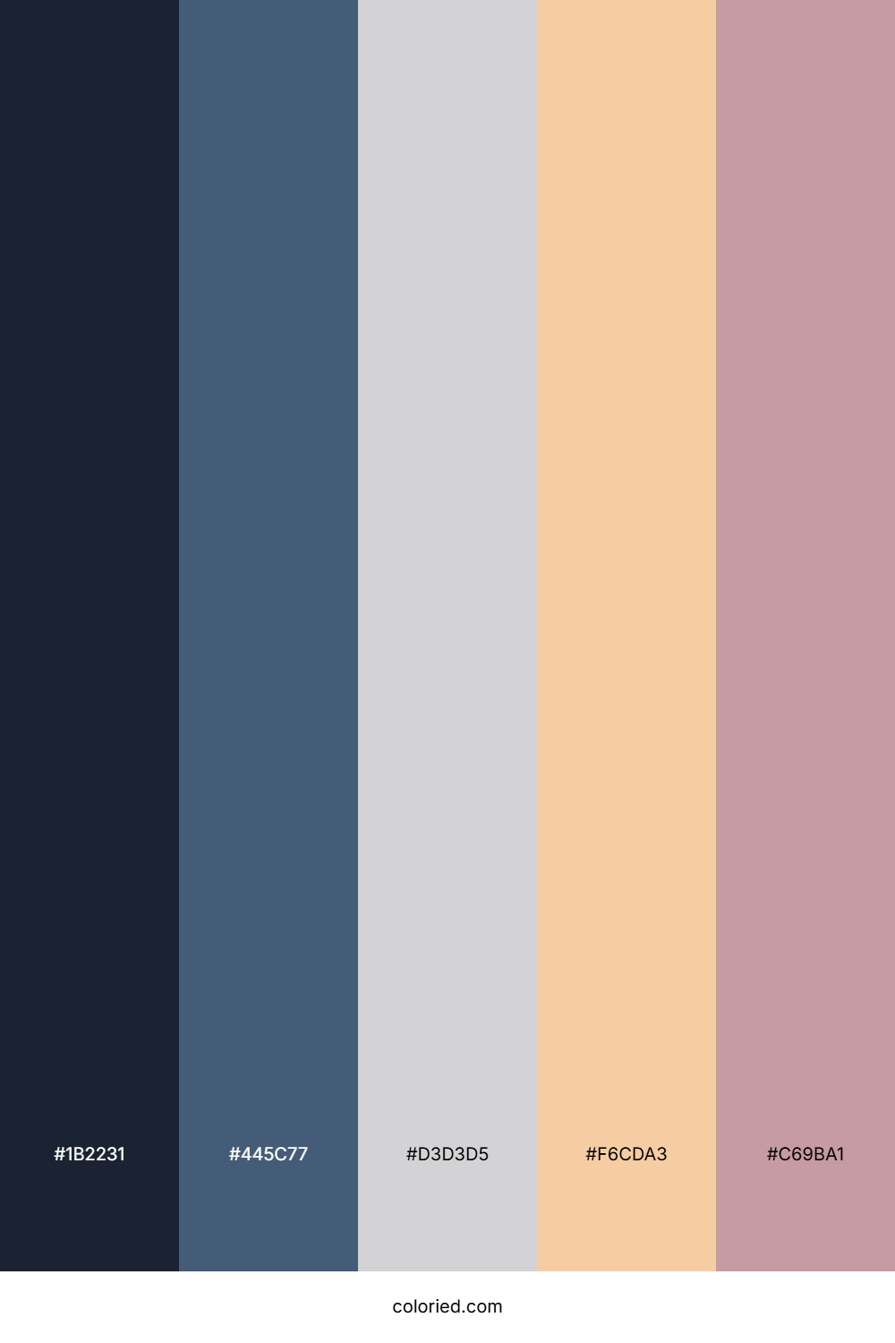 Twilight Peach Haze Color Palette