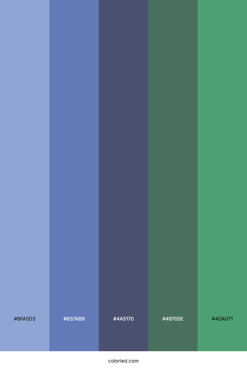 Twilight Pine Grove Palette
