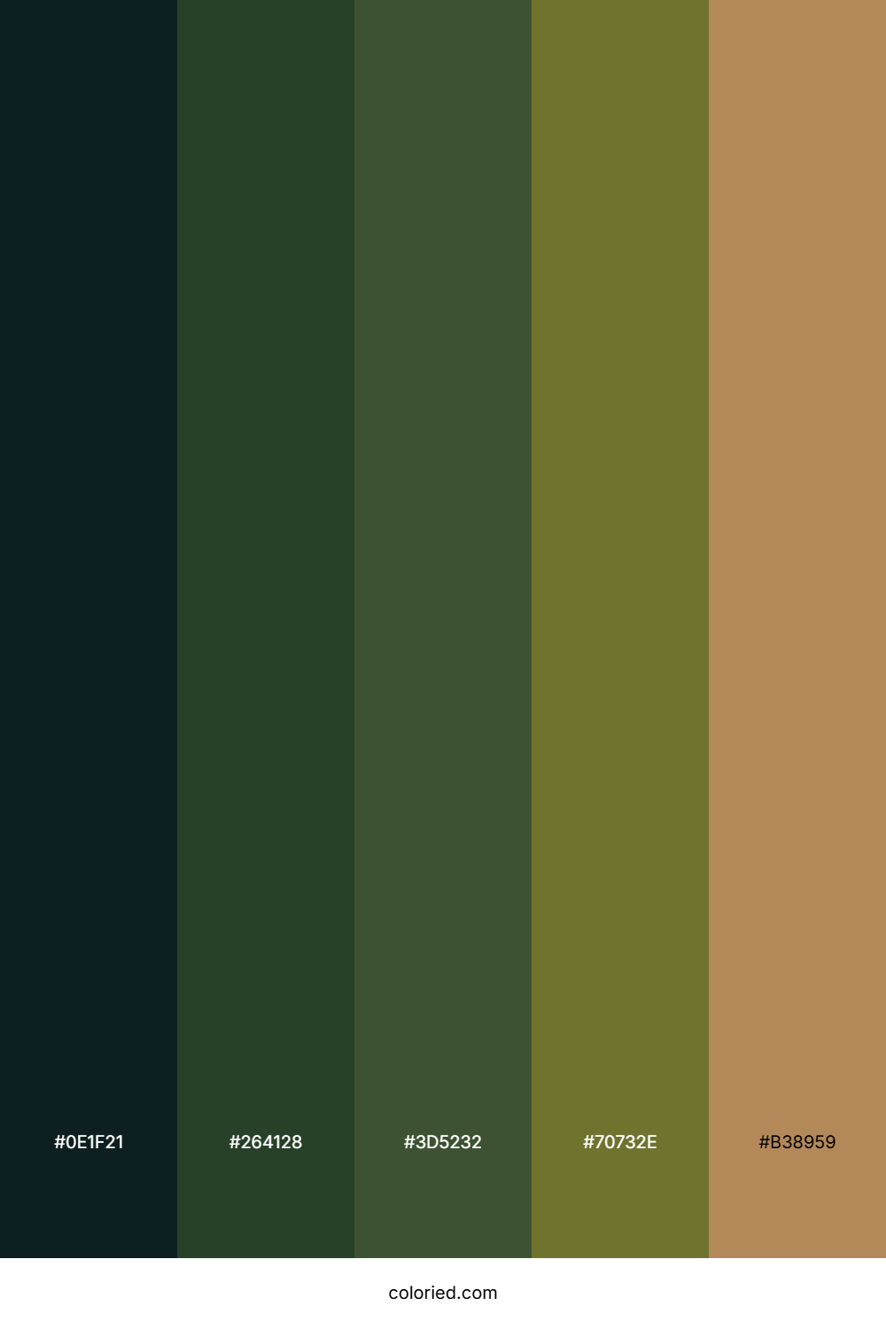Twilight Pine Hollow Color Palette