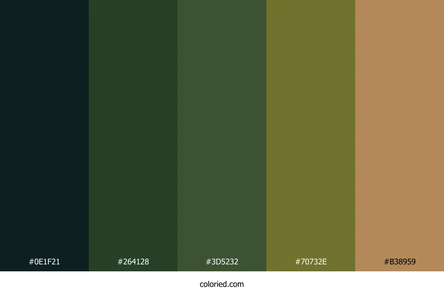 Twilight Pine Hollow Color Palette