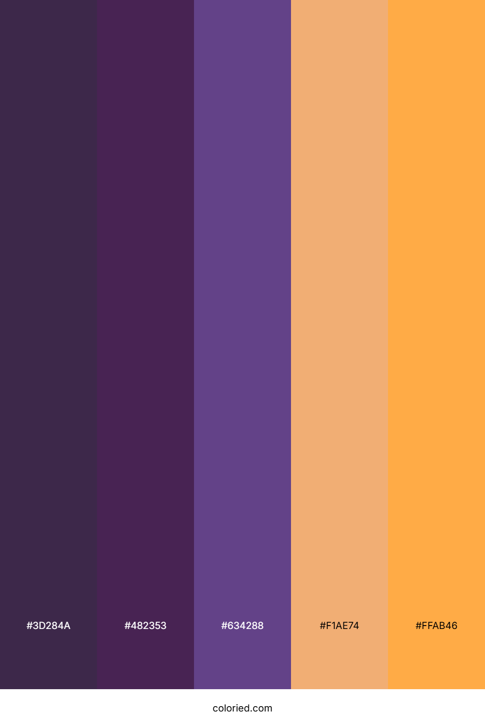 Twilight Purple Sunset Color Palette