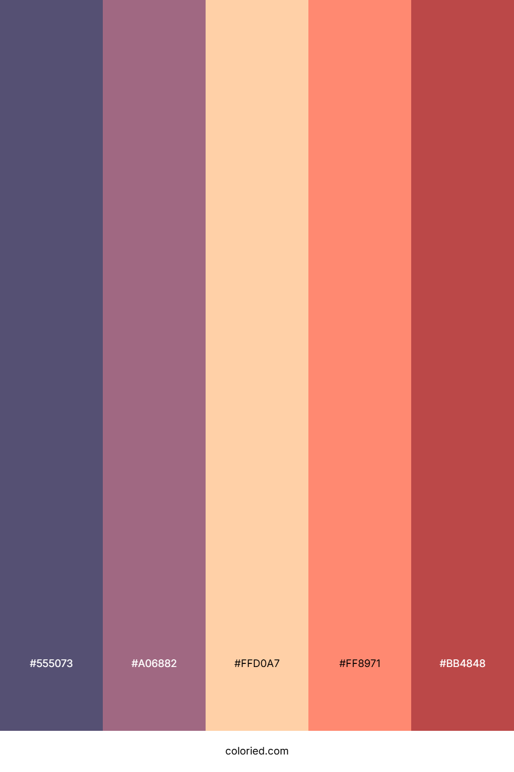 Twilight Rose Ember Color Palette