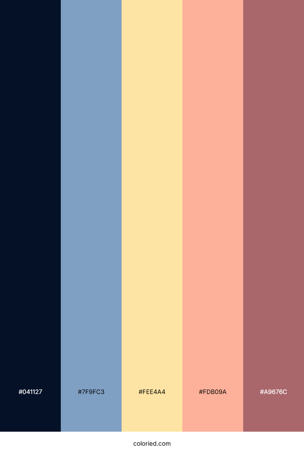 Twilight Rose Glow Color Palette