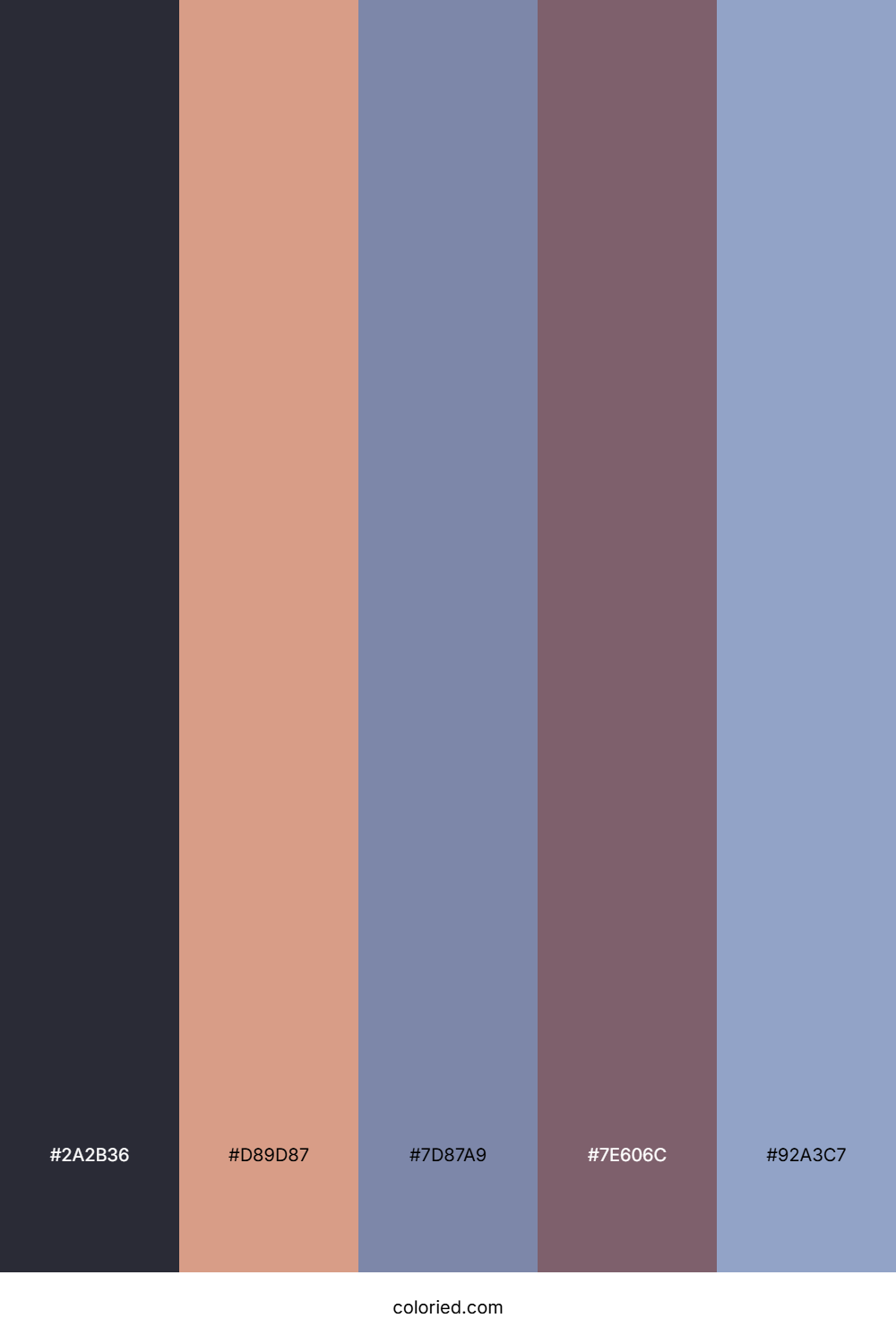 Twilight Rose Mist Color Palette