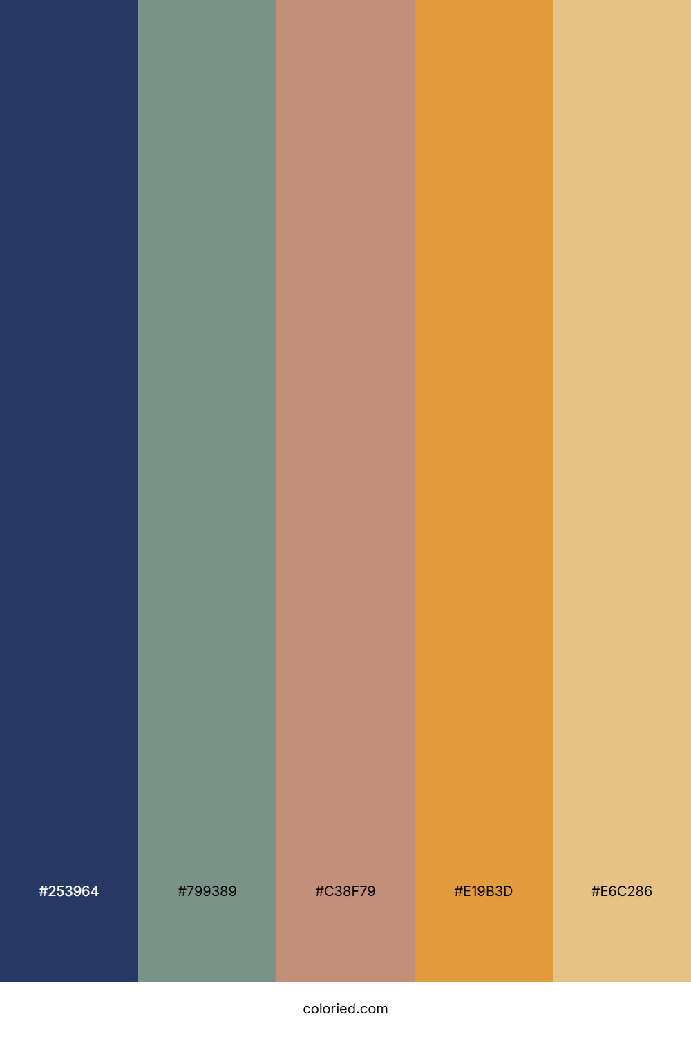 Twilight Sea Cliff Color Palette