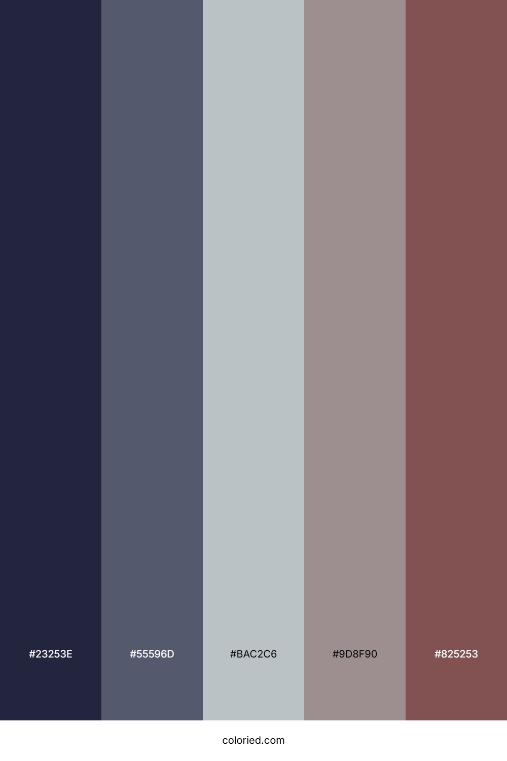 Twilight Steel Shadow Color Palette