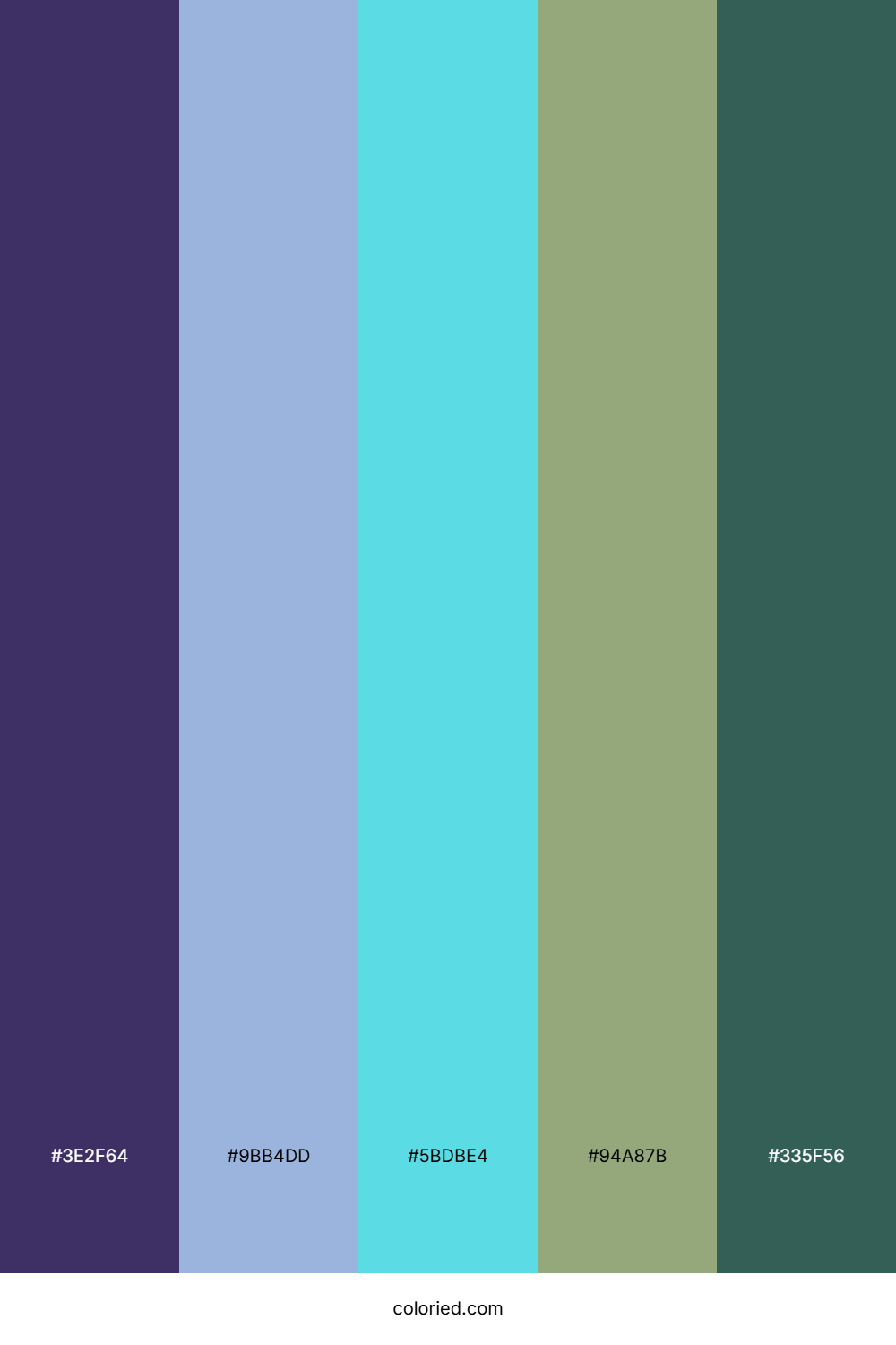 Twilight Teal Grove Color Palette