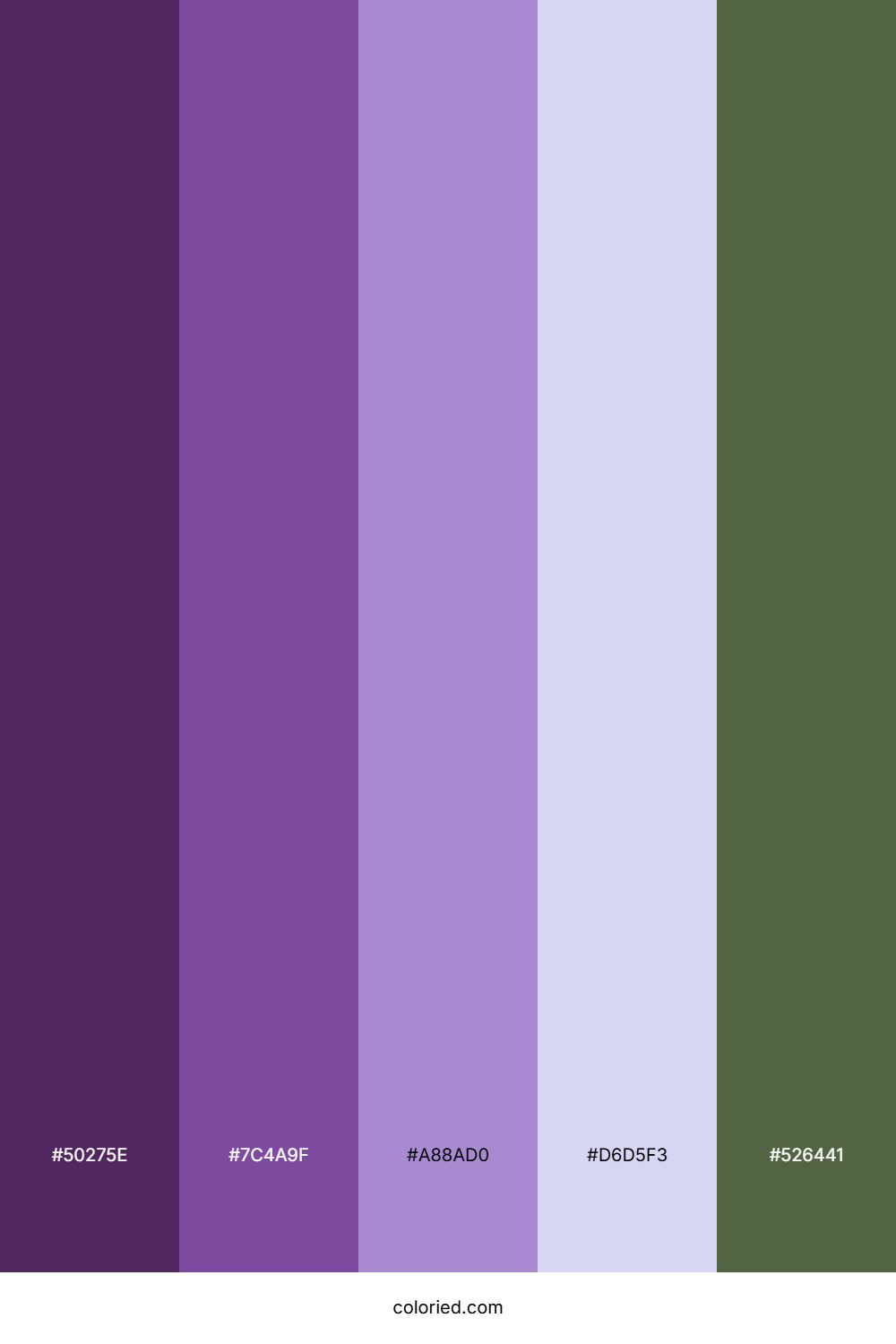 Twilight Violet Meadow Color Palette