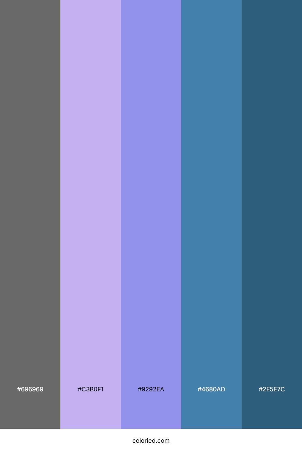 Twilight Violet Mist Color Palette