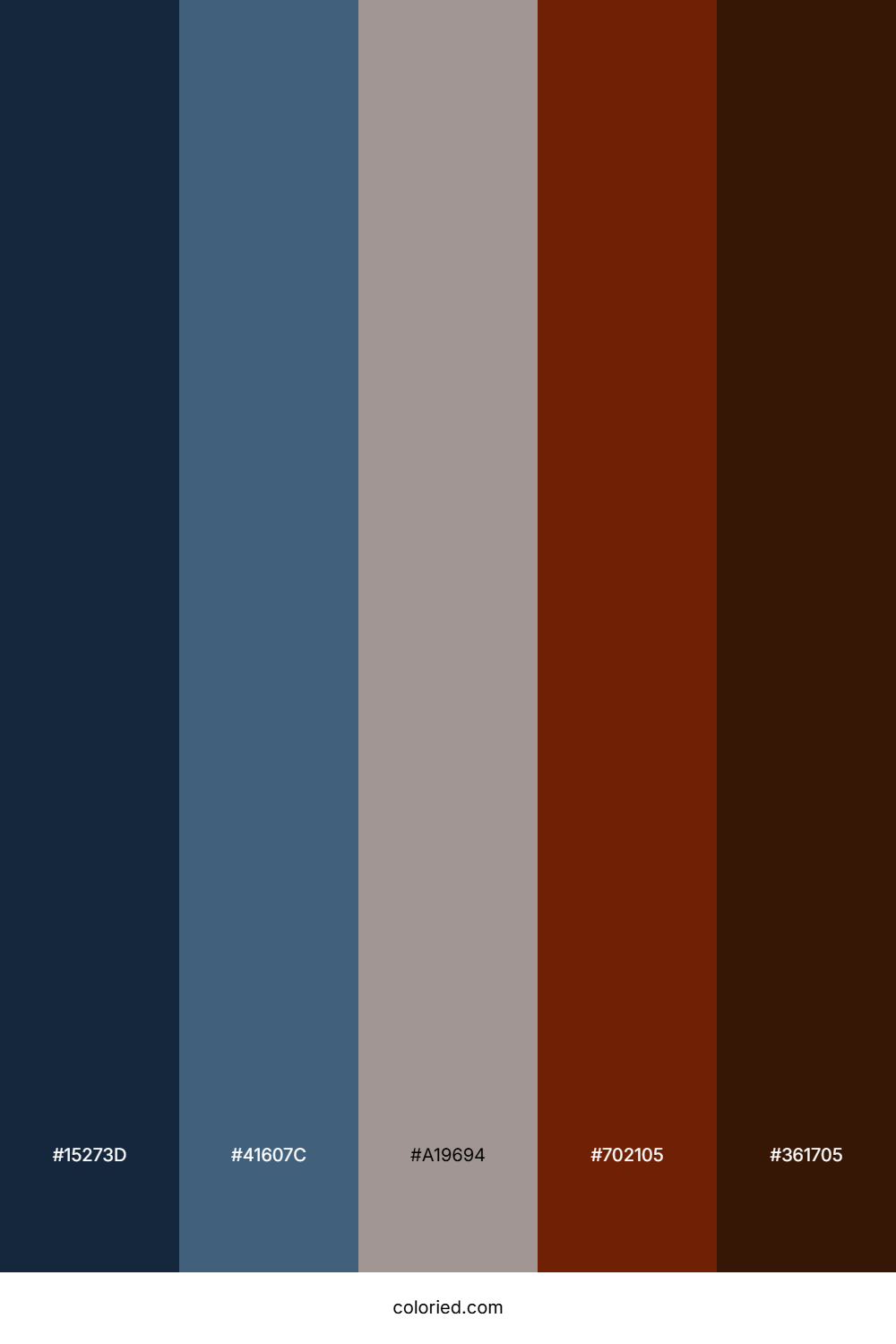 Twilight Walnut Dawn Color Palette