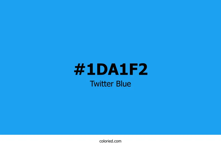 Twitter Blue Color