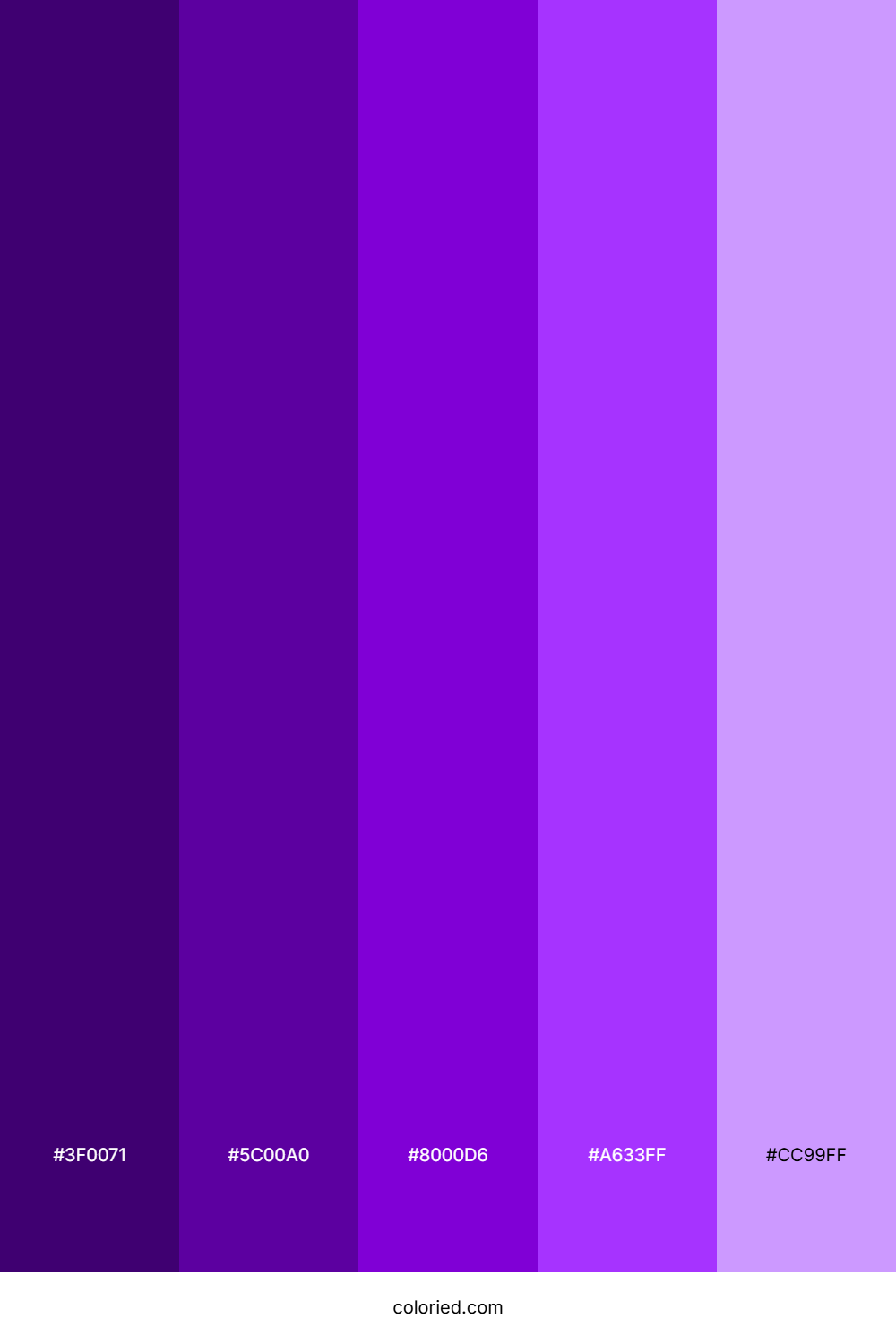 Ultraviolet Color Palette