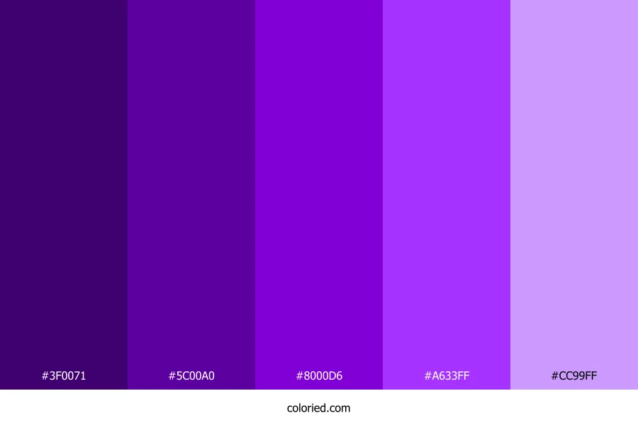 Ultraviolet Color Palette