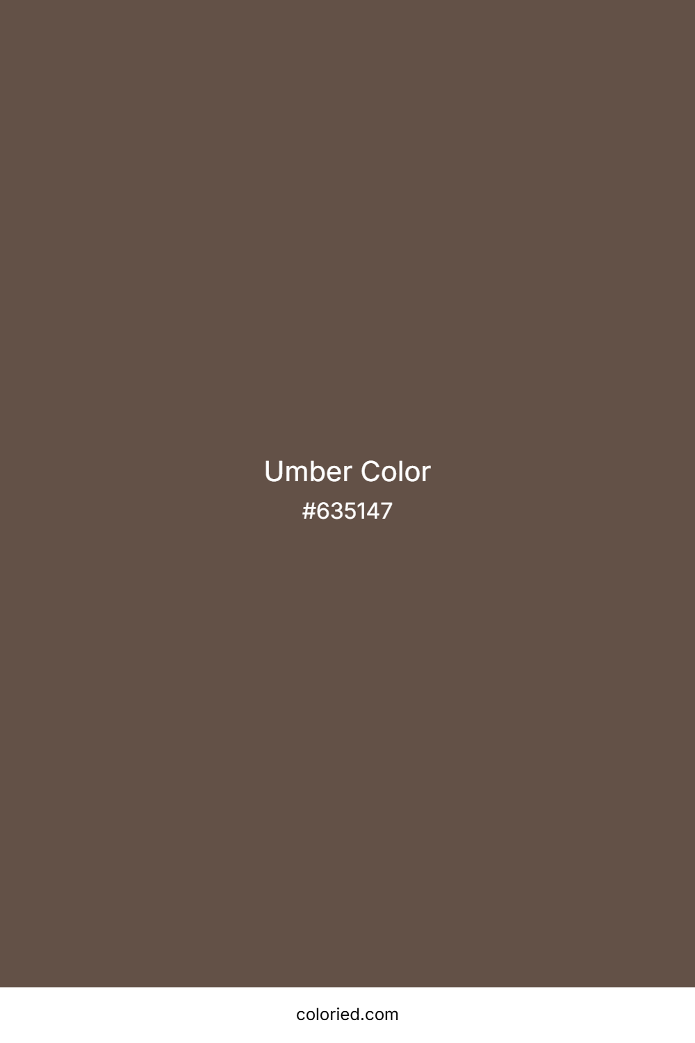 Umber Color