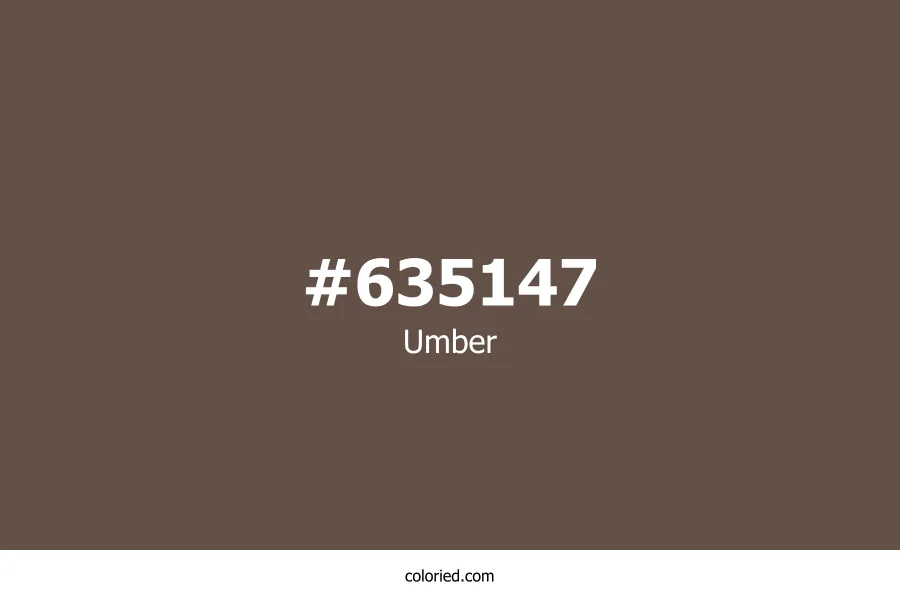 Umber Color Hex Code