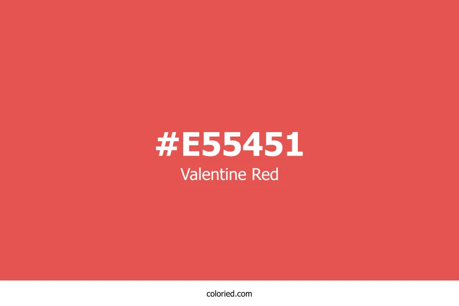 Valentine Red Color