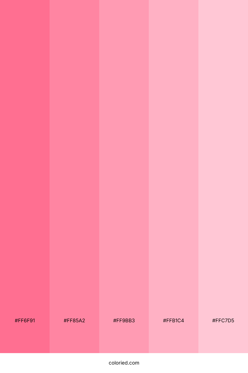 Valentine’s Day Card Color Palette