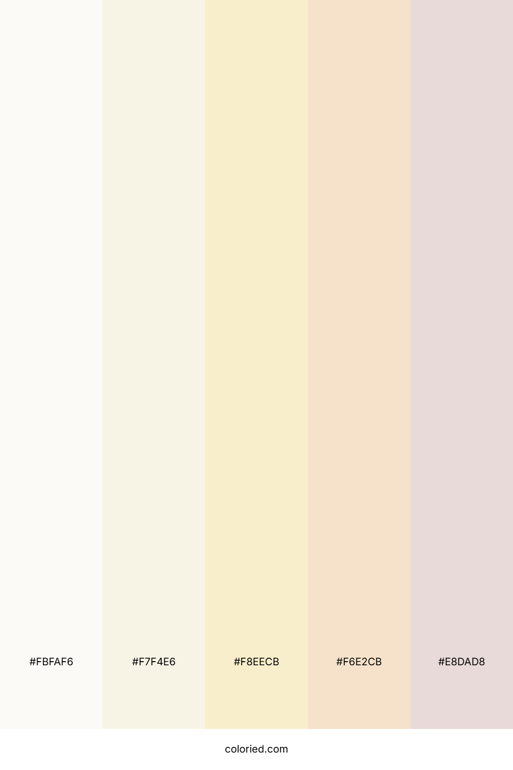 Vanilla Bean Palette