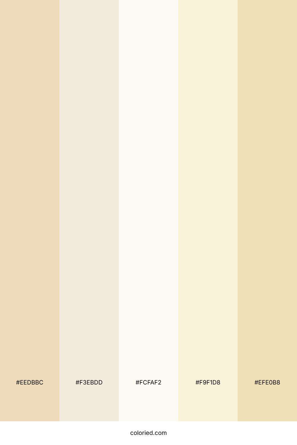 Vanilla Chiffon Color Palette
