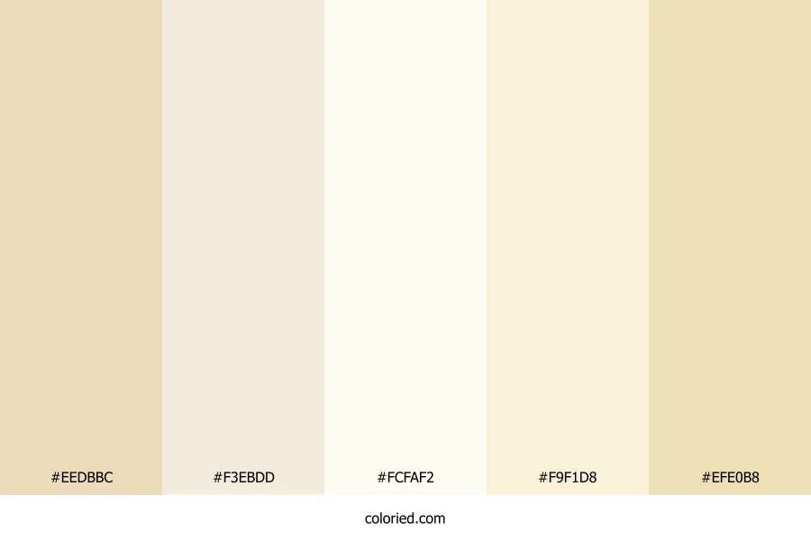 Vanilla Chiffon Color Palette