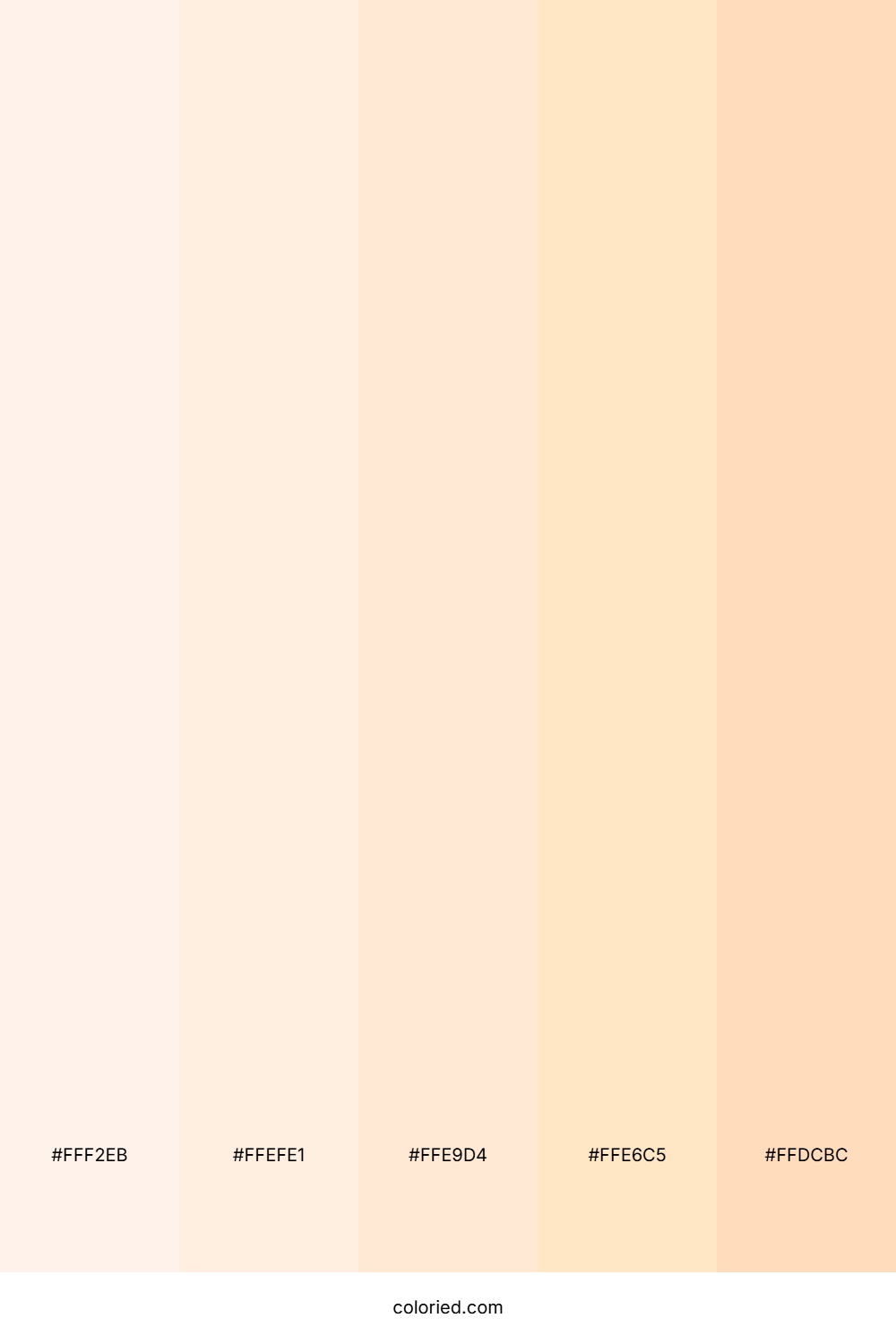 Vanilla Cream Delight Color Palette