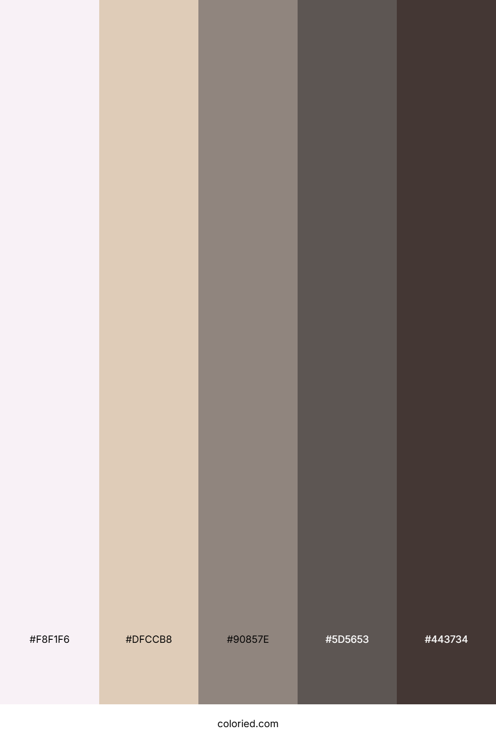 Vanilla Fog Morning Color Palette