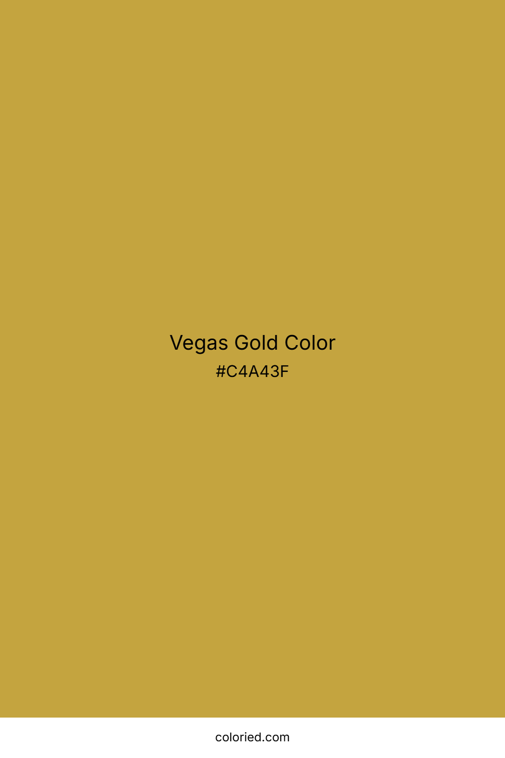 Vegas Gold Color
