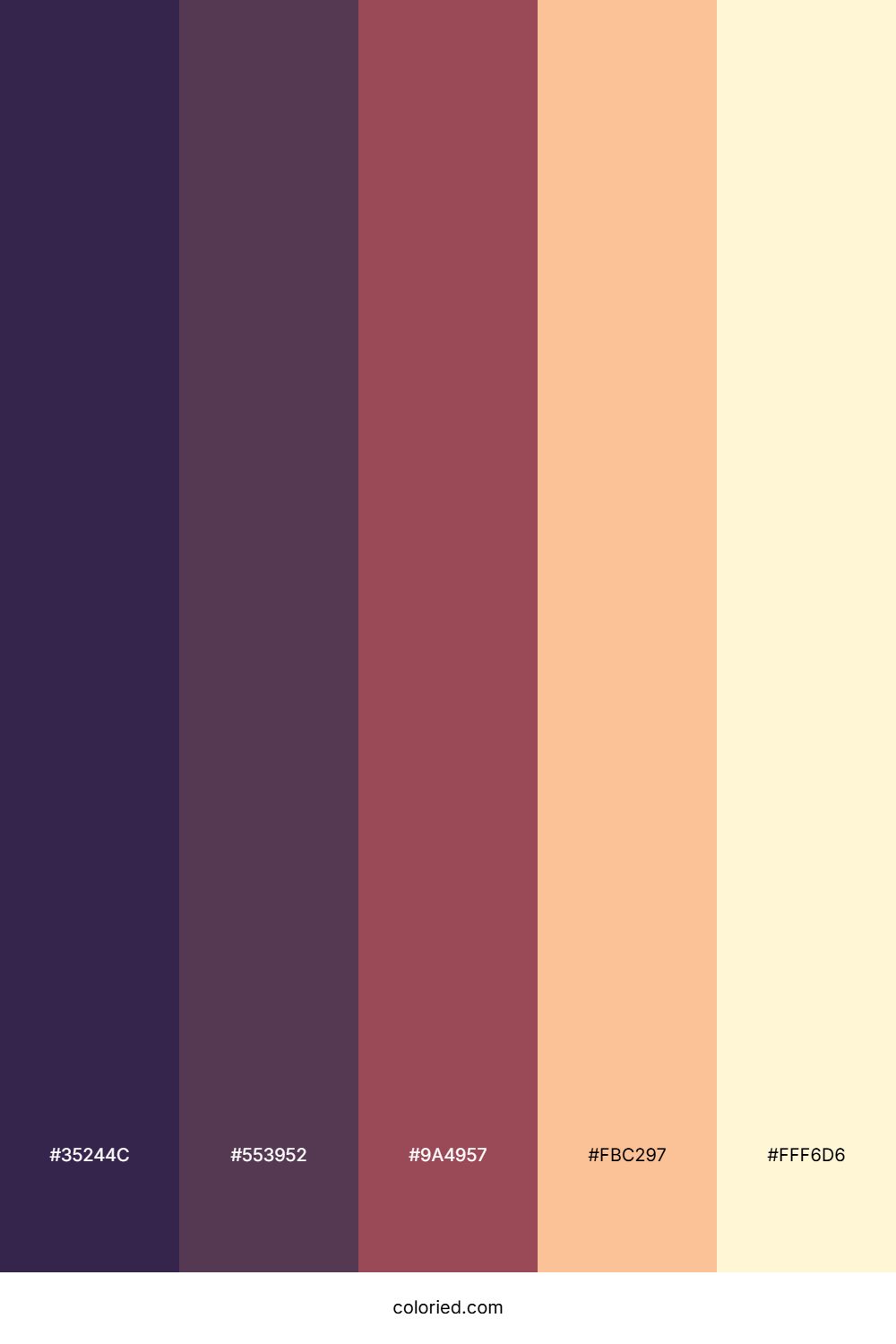 Velvet Berry Sunset Color Palette