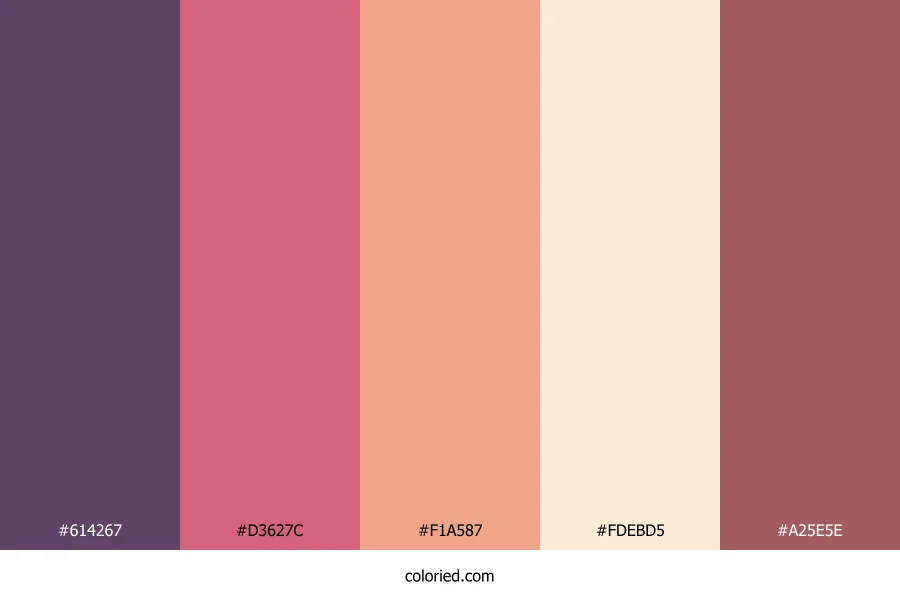 Velvet Sunset Dream Color Palette