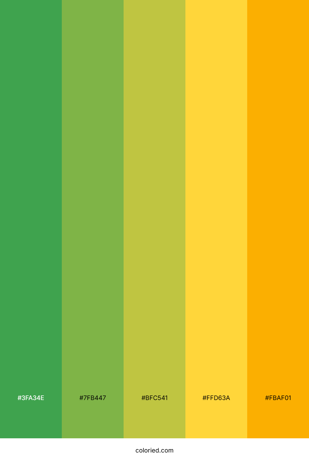 Verdant Citrus Gold Palette