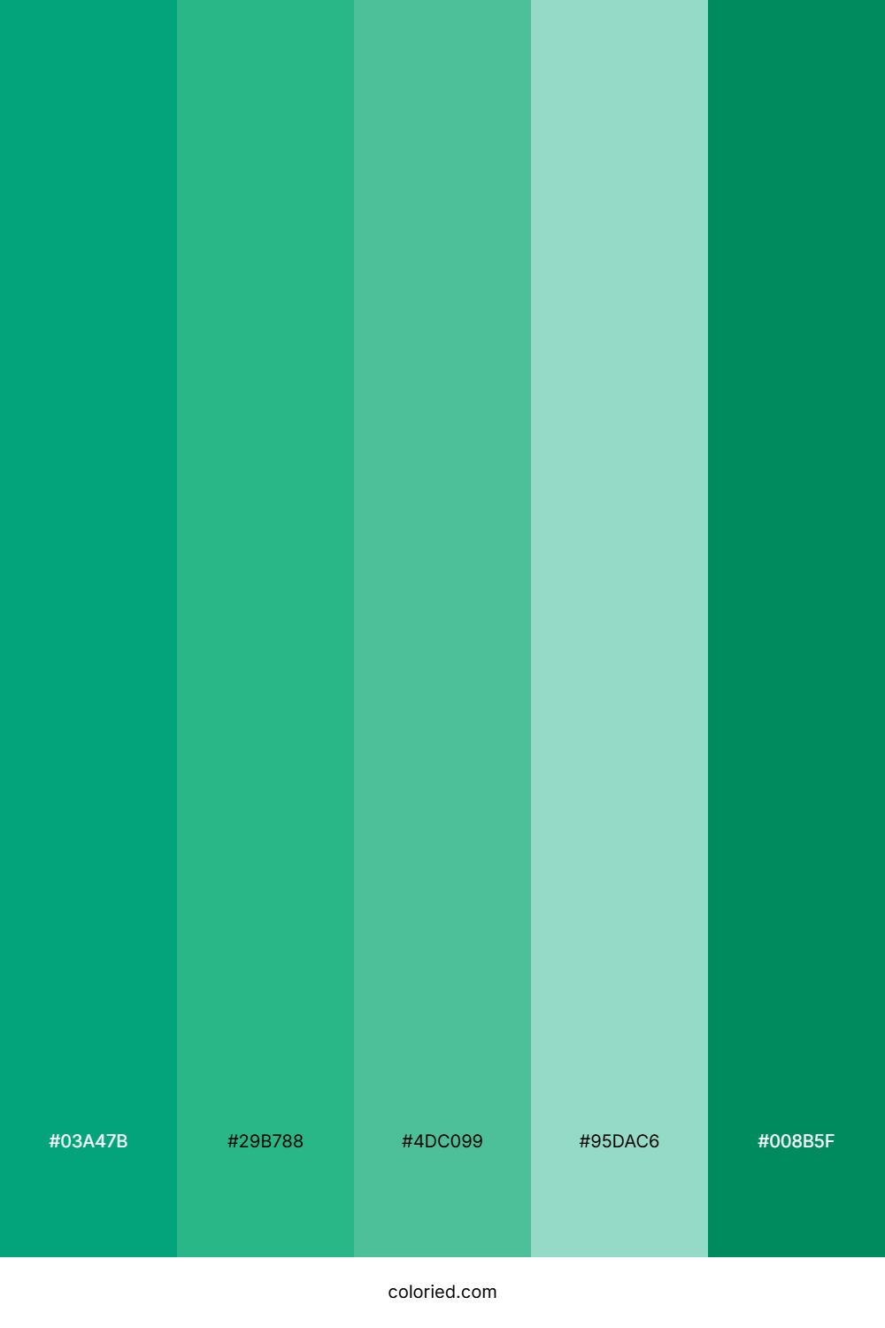 Verdant Lagoon Color Palette