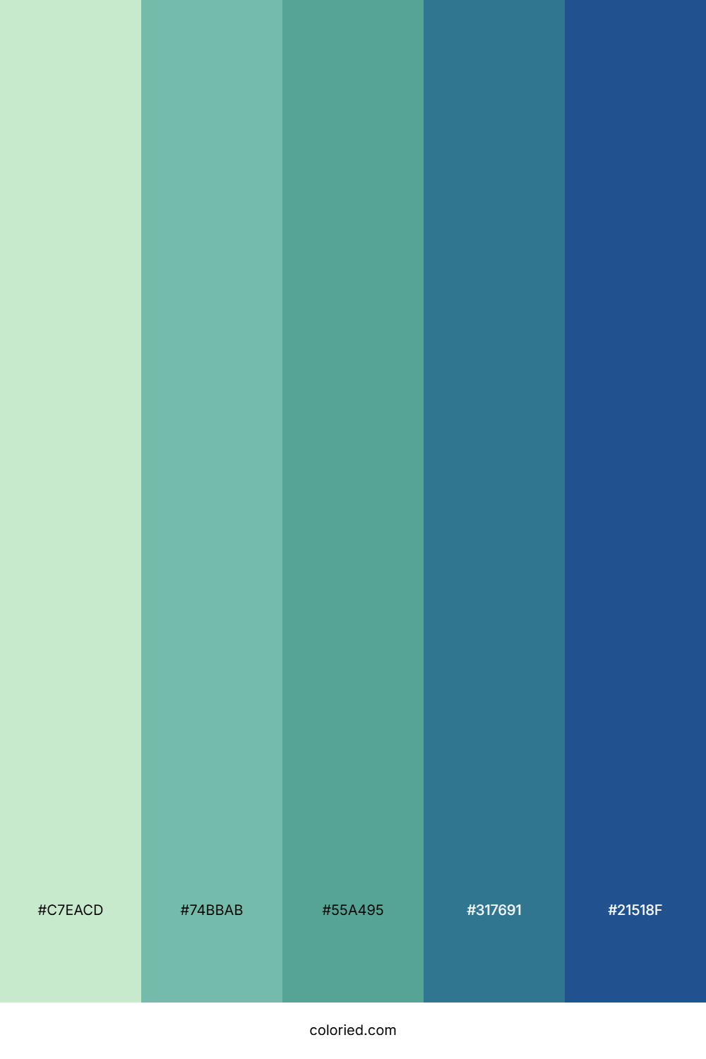 Verdant Ocean Wave Palette