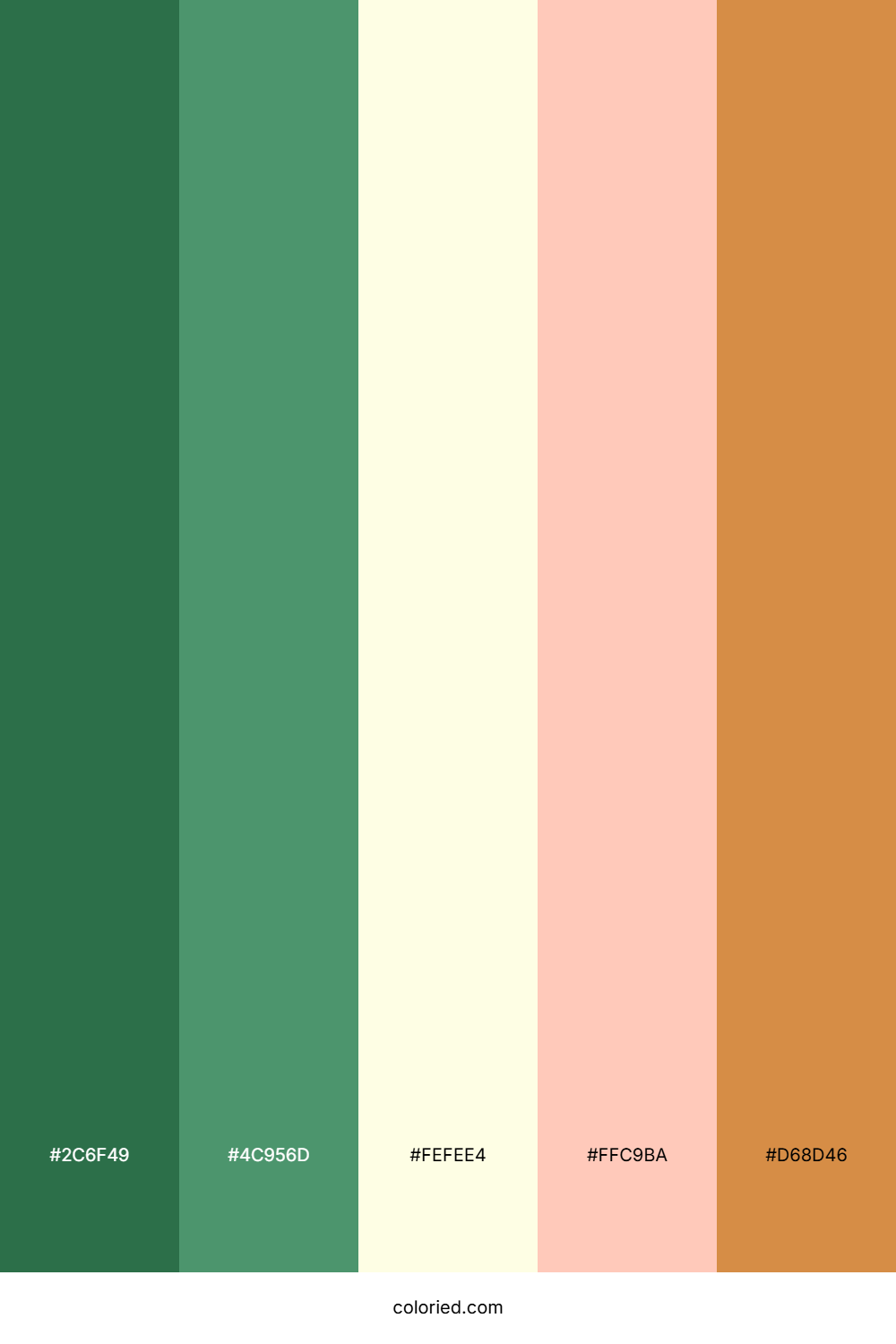 Verdant Peach Orchard Palette