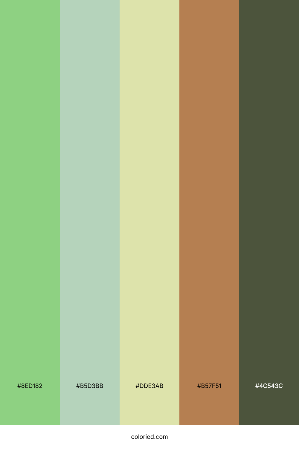 Verdant Spring Bloom Color Palette