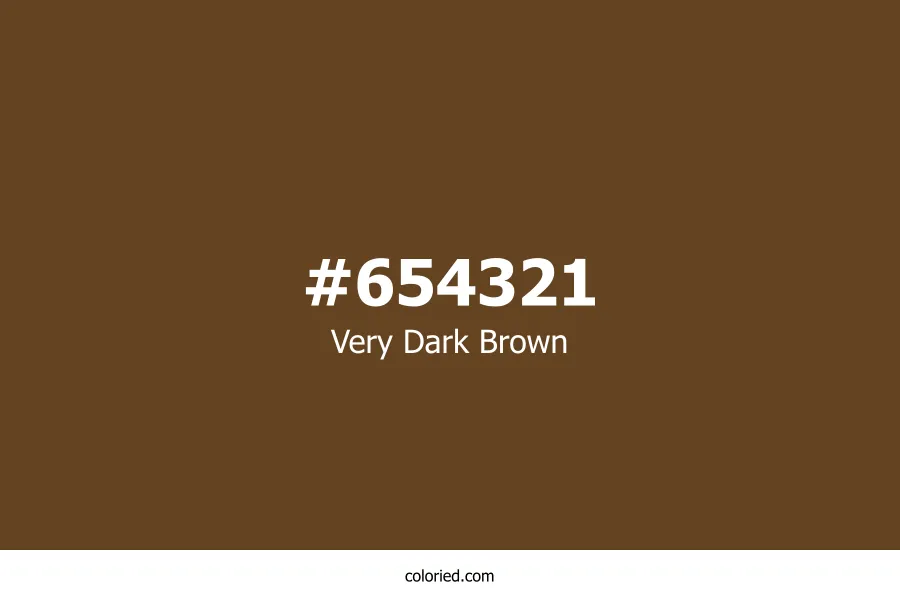 Very Dark Brown Color Hex Code