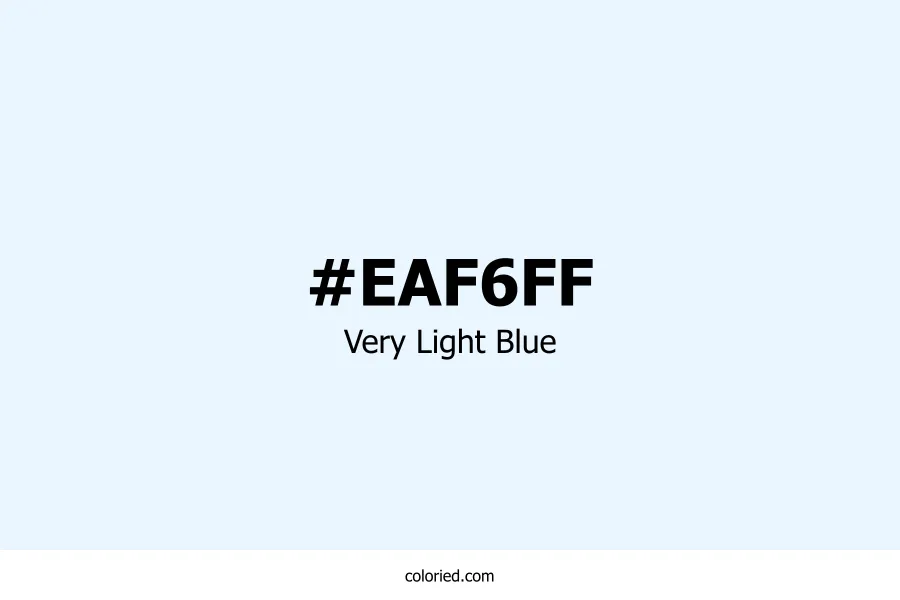 Very Light Blue Color Hex Code