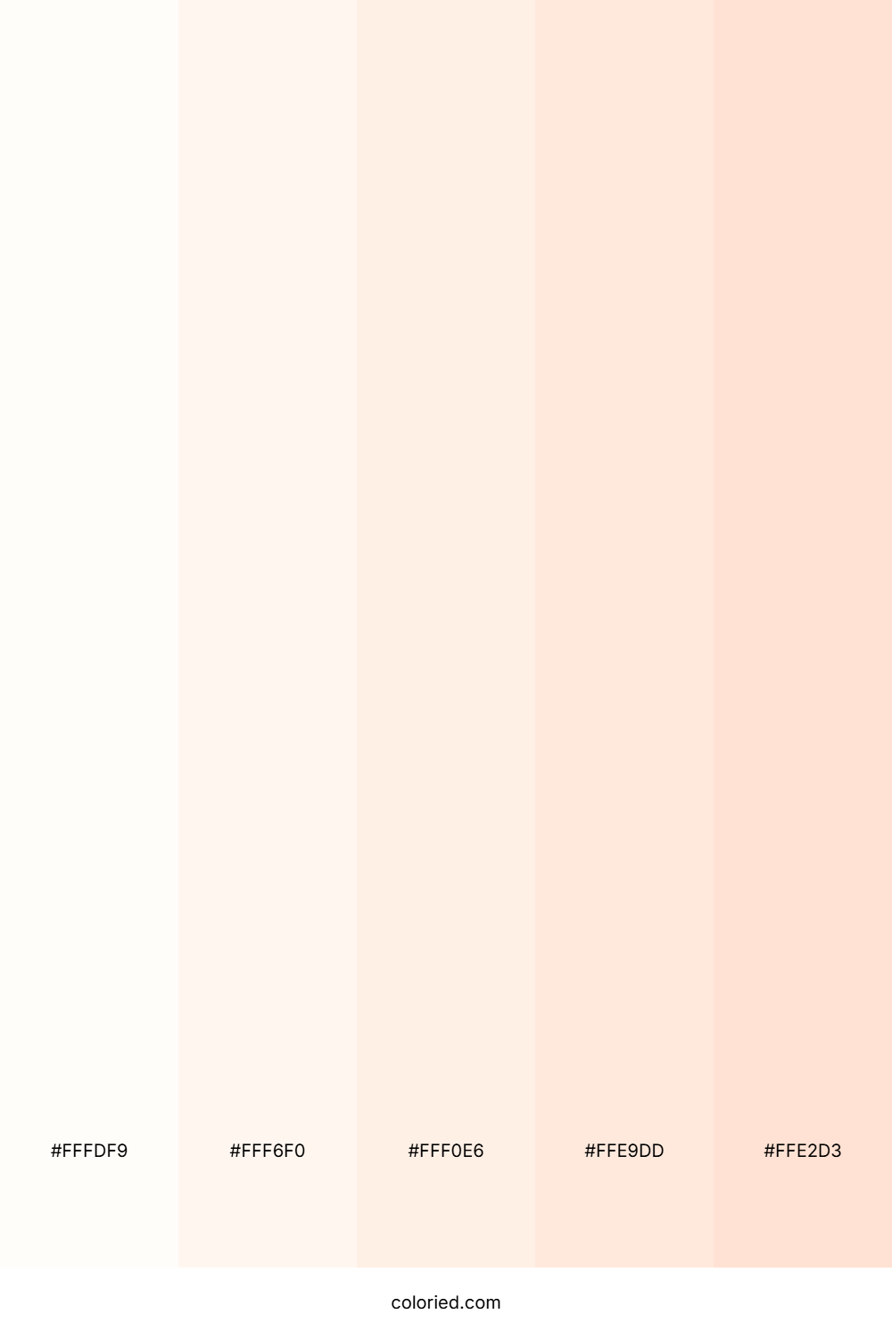 Very Light Color Palette