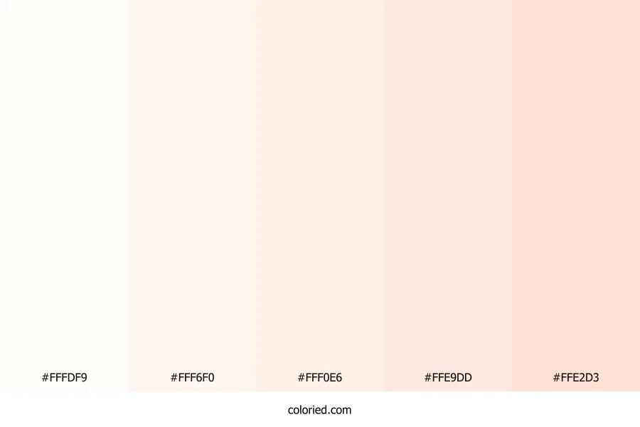 Very Light Color Palette