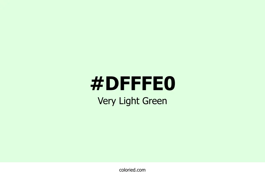 Very Light Green Color Hex Code