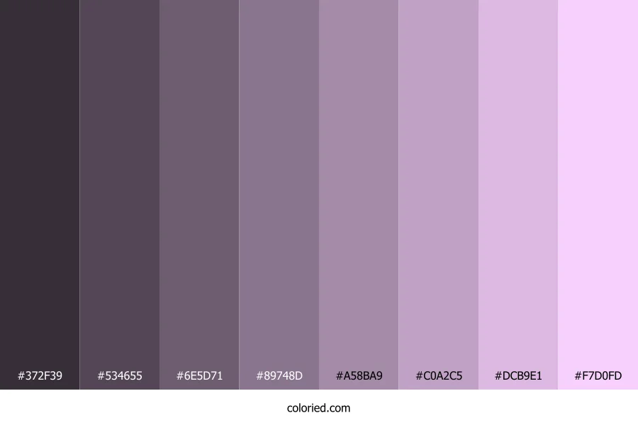 Very Light Purple Shades