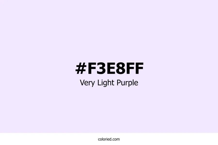 Very Light Purple Color Hex Code