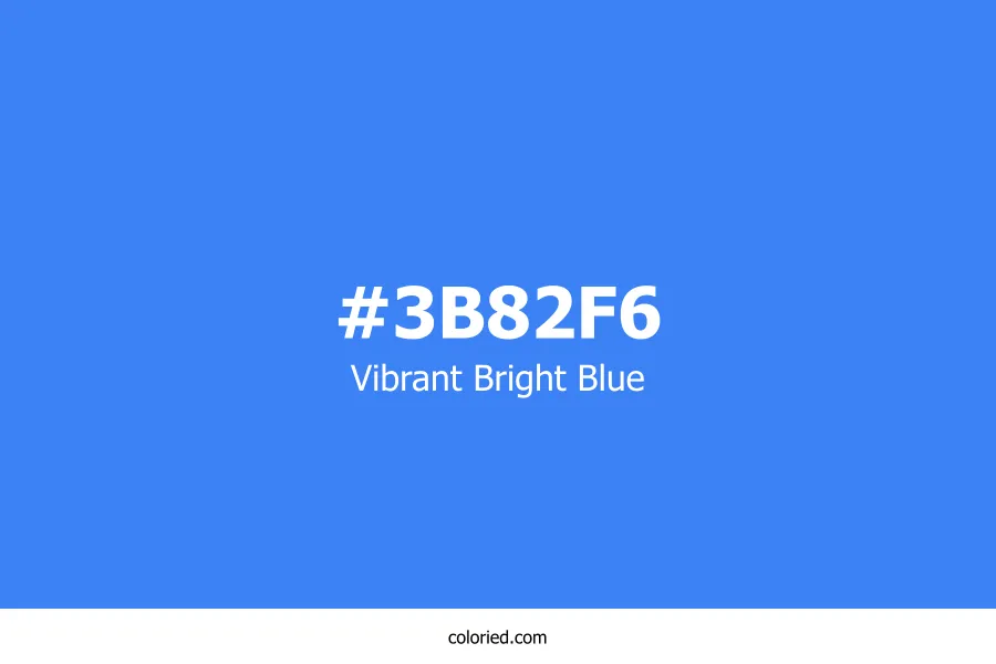 Vibrant Bright Blue Color