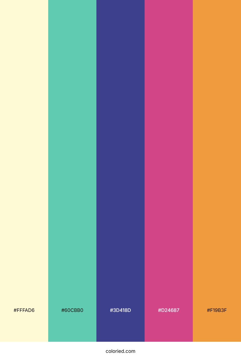 Vibrant Teal and Deep Purple Color Palette