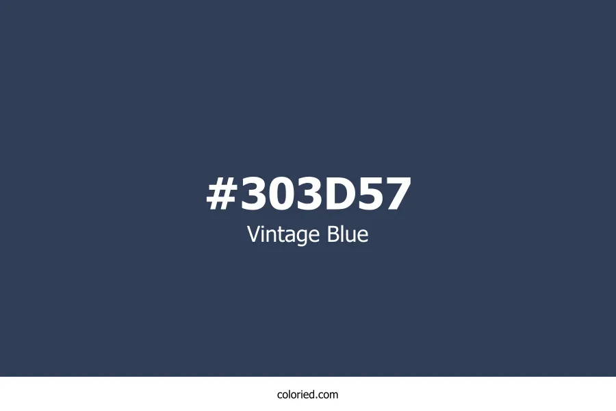 Vintage Blue Color