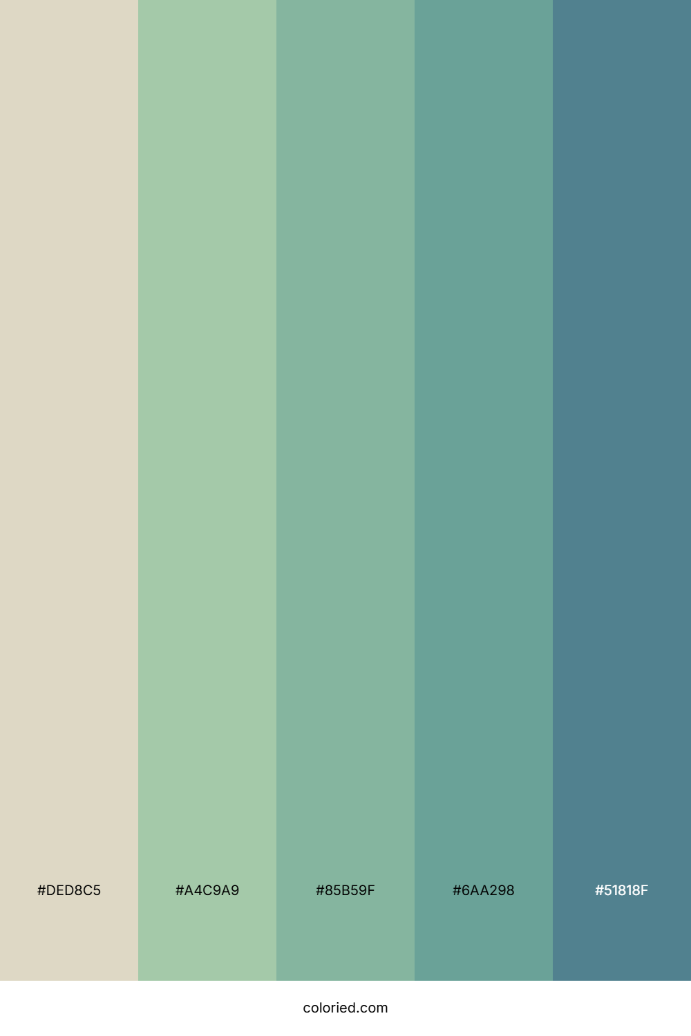 Vintage Mint Grove Palette