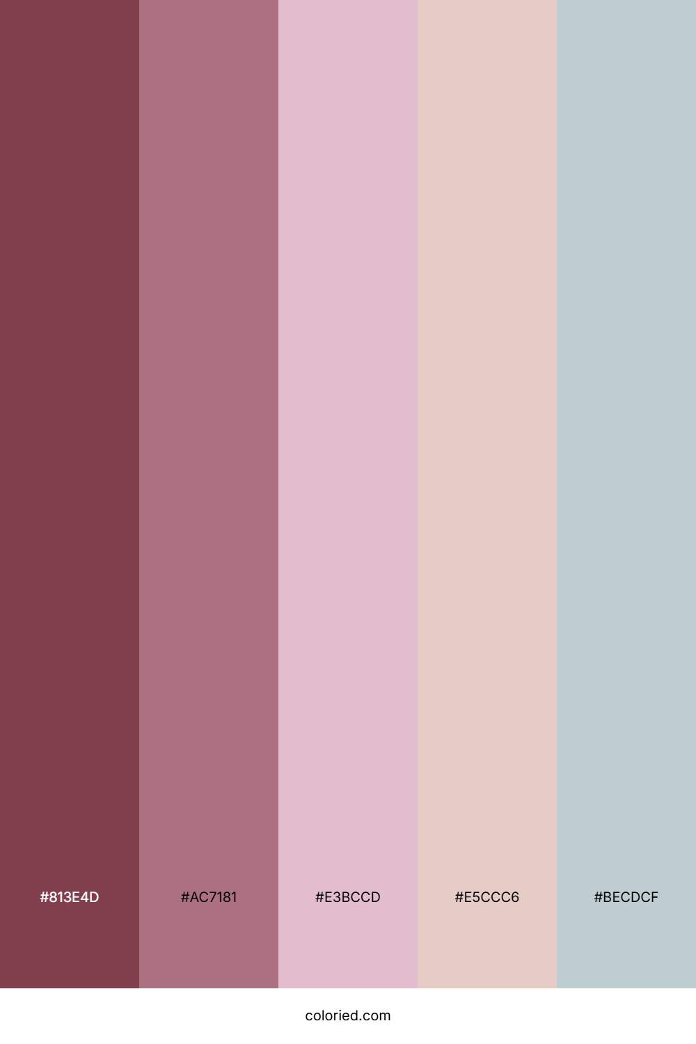 Vintage Rose Cloud Palette
