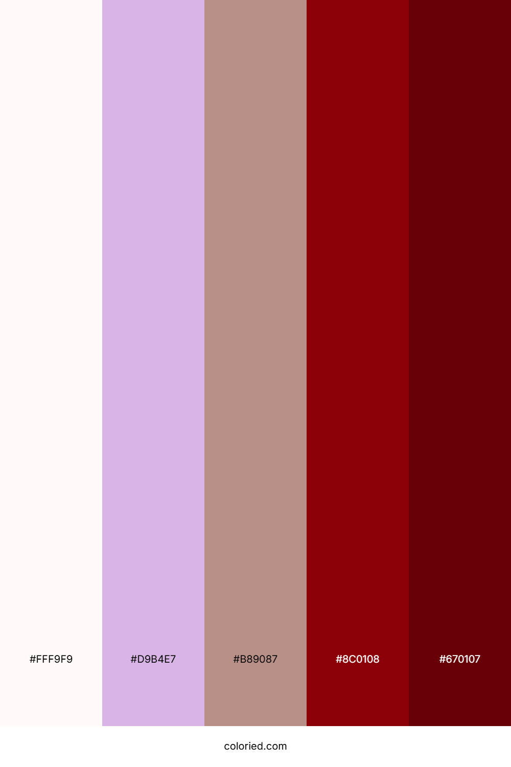 Vintage Rose Color Palette