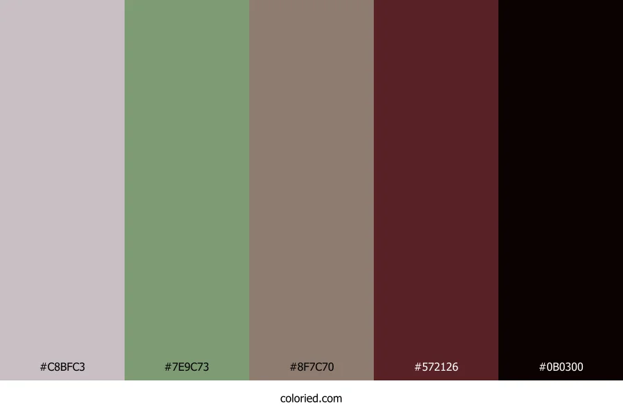 Vintage Wine Cellar Color Palette